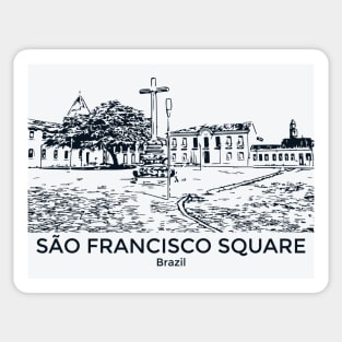 São Francisco Square - Brazil Sticker